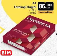 A4 FOTOKOPİ KAĞIDI A4 FOTOKOPİ KAĞIDI